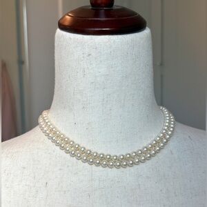 Vintage set of Double Stranded Necklace and Bracelet